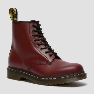 Beautiful cherry red/ maroon womens doc martens
